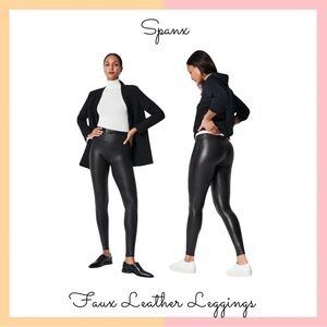 Spanx Faux Leather Leggings